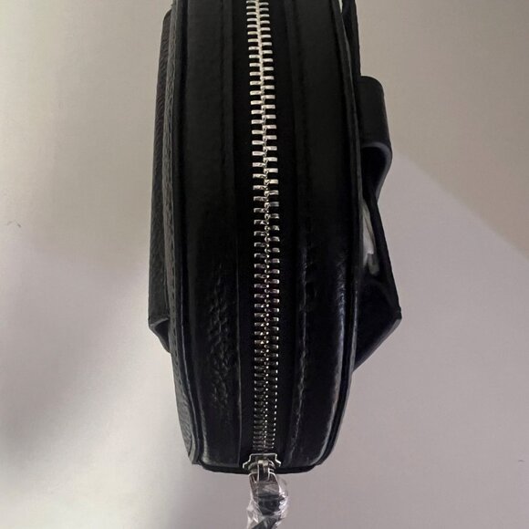 Bandolier Ricky Black Round Belt Bag (silver trim) - Picture 7 of 10